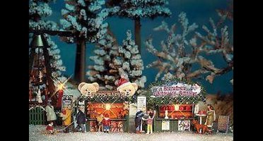 Busch - Zwei Weihnachtsbuden H0 (Bu1060)