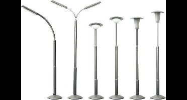 Faller - Set straatlantaarns - modelbouwsets, hobbybouwspeelgoed voor kinderen, modelverf en accessoires