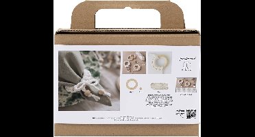 CC Mini Hobbyset Macramé Servetring Off-white