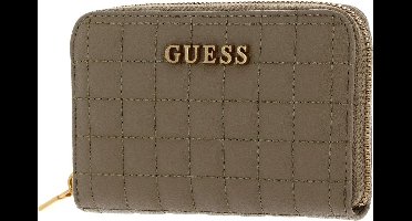 GUESS Portemonnee Tia Zip Around Sage Taupe