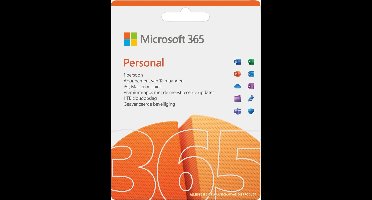 Microsoft Office 365 Personal - 1 jaar - abonnement