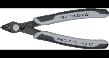 Knipex 78 61 125 ESD Zijsnijtang 64 HRC 125mm ESD