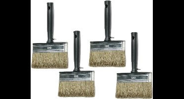 4 stuks Veba Witborstel 12 x 3 cm - Voordeelverpakking