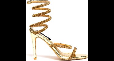 Zerba - Dames Sandalen - Maat 38 - Gold - Novella