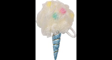 Clayre & Eef Badspons Ø 10x18 cm Wit Polyester