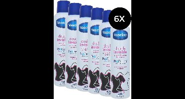 Vaseline Double Invisible Pro Derma Deodorant Spray - 6 x 250 ml