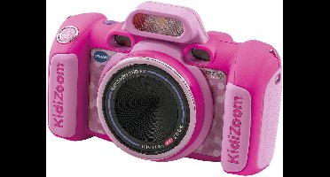 VTech KidiZoom Duo FX Kindercamera - Interactief Speelgoed - Foto's en Video's Maken - Speelgoed vanaf 4 Jaar - Roze