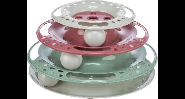 Actie-speeltje voor Katten Poes Kat Poezen. Speeltoren met Drie Etages