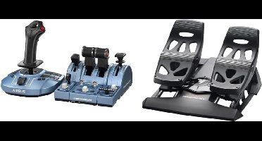 Thrustmaster TCA Captain Pack Airbus (Joystick + throttle) + TFRP Rudder Pedals - PC