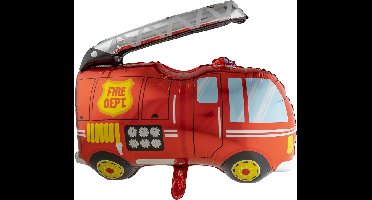 folieballon - brandweerauto - brandweer - brandweerwagen - 78x65cm