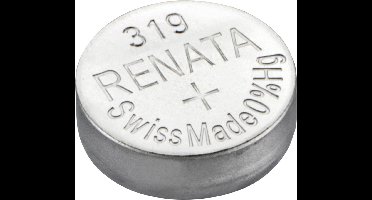 Renata 319 / SR527SW zilveroxide knoopcel horlogebatterij 2 (twee) stuks