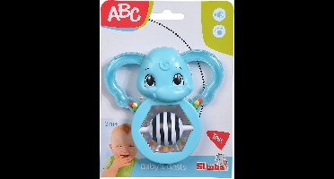 Rammelaar Olifant met Spiegel baby speelgoed kunststof kleurrijk.