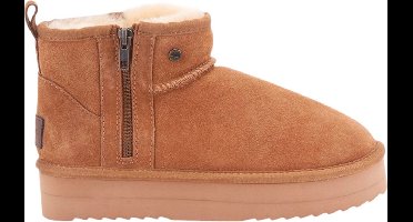 Warmbat Pantoffels Durack Plateau Zipper DRC371825 Bruin-41