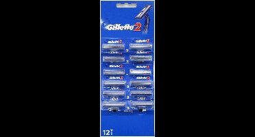 Gillette - 2 - Wegwerpscheermesjes - Voor een Comfortabele Scheerervaring - 12 Stuks
