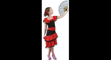 "Flamenco danseres outfit voor meisjes - Verkleedkleding - 116/122"