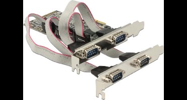 Delock - PCIe Seriell 4x + low profile Delock