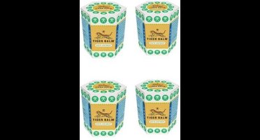 Tiger Balm White - 4 Piece - 9 Grams - Tiger Balm - Muscle complaints - Muscles and joints - Tension headache - Migraine - Better sleep - Breathing - Insect bites - Natural ingredients - Caring - Soothing cooling effect