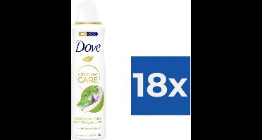 Dove Deospray - Awakening Ritual Green Tea 150ml - Voordeelverpakking 18 stuks