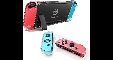Hoesje voor Nintendo Switch backcover Shockproof siliconen Transparant