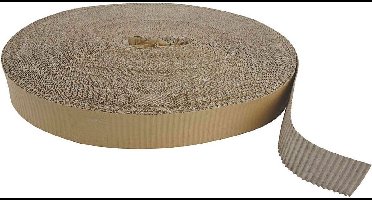 Creativ Company ribbelkarton knutselrol 75cm bruin karton hobby.