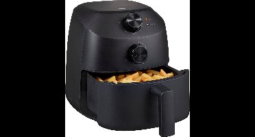 Tomado TAF2001B - Mini Airfryer - 2 liter inhoud - Voor 1 of 2 personen - Kleine Heteluchtfriteuse - PFAS vrij - Zwart