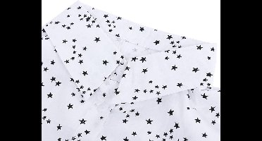 New Age Devi - Losse Sterren Kraag voor Dames Blousekraag met Opdruk Kraagje