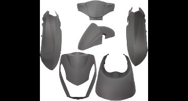Kit carénage TNT pour Scooter Peugeot 50 Kisbee 6 pièce noir mat / 2T et 4T Neuf