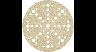 Ivana Schuurschijf Klittenband Rond Multi-Gats Korrel 180 Ã˜150mm - 10 Stuks