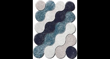 Asir - Badmatset - Blauw - 60 x 100 cm