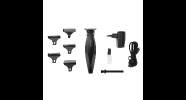 Max Pro - Precision Trimmer - Tondeuse Mannen - Verzorgingsset Mannen - Met 5 Opzetkammen - Zwart