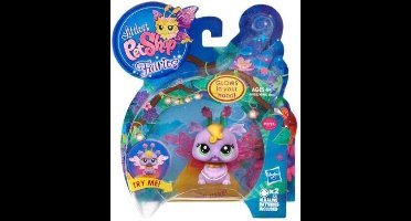Littlest Pet Shop Lps Glowing Pets 99955 Light Up #2729 Lilac Fairy - Hasbro