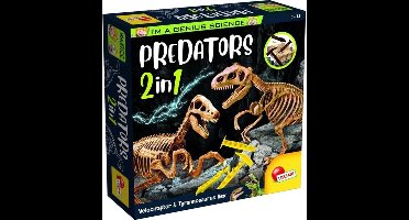 Lisciani - Genius Science - wetenschappelijk spel - Roofdieren 2 in 1 - om te graven en te bouwen
