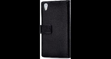 Mobilize Telefoonhoesje geschikt voor Sony Xperia Z5 Hoesje | Mobilize Classic Gelly Wallet Bookcase Portemonnee | Pasjeshouder voor 2 Pasjes | Telefoonhoesje voor Pinpas / OV Kaart / Rijbewijs - Zwart