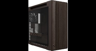 ASUS ProArt PA602 Wood Edition Retro Brown - Tempered Glass Panel Midi Tower Bruin
