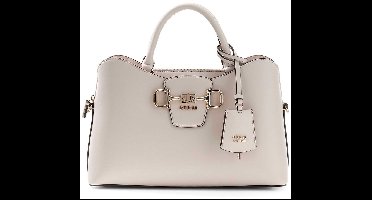 GUESS handtas schoudertas Janie Girlfriend Satchel Stone crème