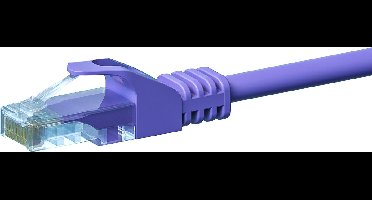 Danicom CAT5e UTP patchkabel - 2 meter paars - CCA - netwerkkabel - internetkabel - UTP kabel - RJ45 - 1000 mbit/s