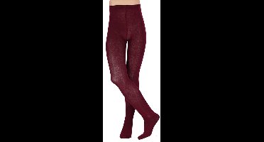Carnaval verkleed panty voor kinderen - Maillot - aubergine - katoen/polyester 140/146