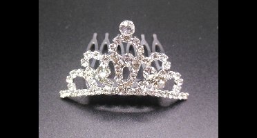 Tiara klein kroontje met strass #1