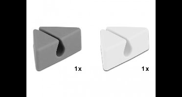 Kabelhouder driehoeks set 2 stuks