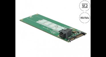 Converter SATA 22 PIN / SFF-8643 NVME> 1 X M.2 Key M