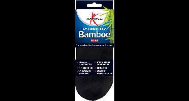 1x Lucovitaal Bamboe Sok Enkel 43-46 Zwart
