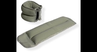 Padisport Enkelgewichten 1,5 Kg - Ankle Weights - Enkelgewichten - Polsgewicht - Grijs