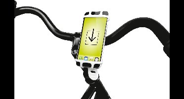 Dresco Telefoonhouder - Geschikt voor smartphones van 10 tot 15 cm - Wit