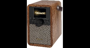 Albrecht DR 710 digitale radio, draagbaar FM, DAB+, muziekstreaming en ASA-waarschuwingsberichten