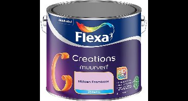 Flexa - Creations Muurverf Zijdemat - Midden Framboos - Mengverf - 2.5 L