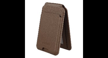Accezz Leren Wallet - Kaarthouder geschikt voor MagSafe - Coffee Brown