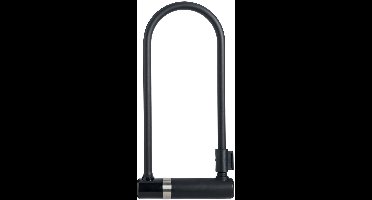 AXA Newton UL 300 Beugelslot – 14 mm Gehard Staal – 30 cm Beugellengte – Met Framehouder – Zwart