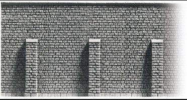 NOCH 58046 H0 Muur met metselwerk Schoormuur