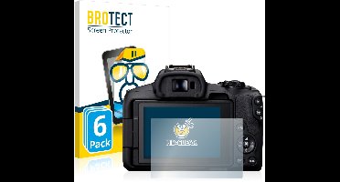 BROTECT - Screenprotector voor Canon EOS R50 - Folie Beschermfolie transparant 6 Stuks