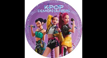 8 papieren borden 20 cm FSC K-POP Demon Hunters